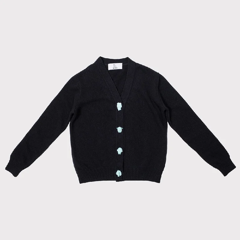 Carrington Cardigan | Black | Greek Mythology