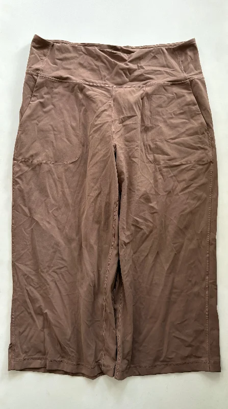 Athletic Leggings By Lululemon In Brown, Size: 1x